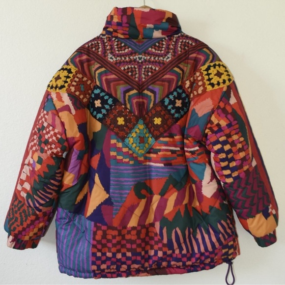 Farm Rio oversized puffer jacket - Picture 10 of 14